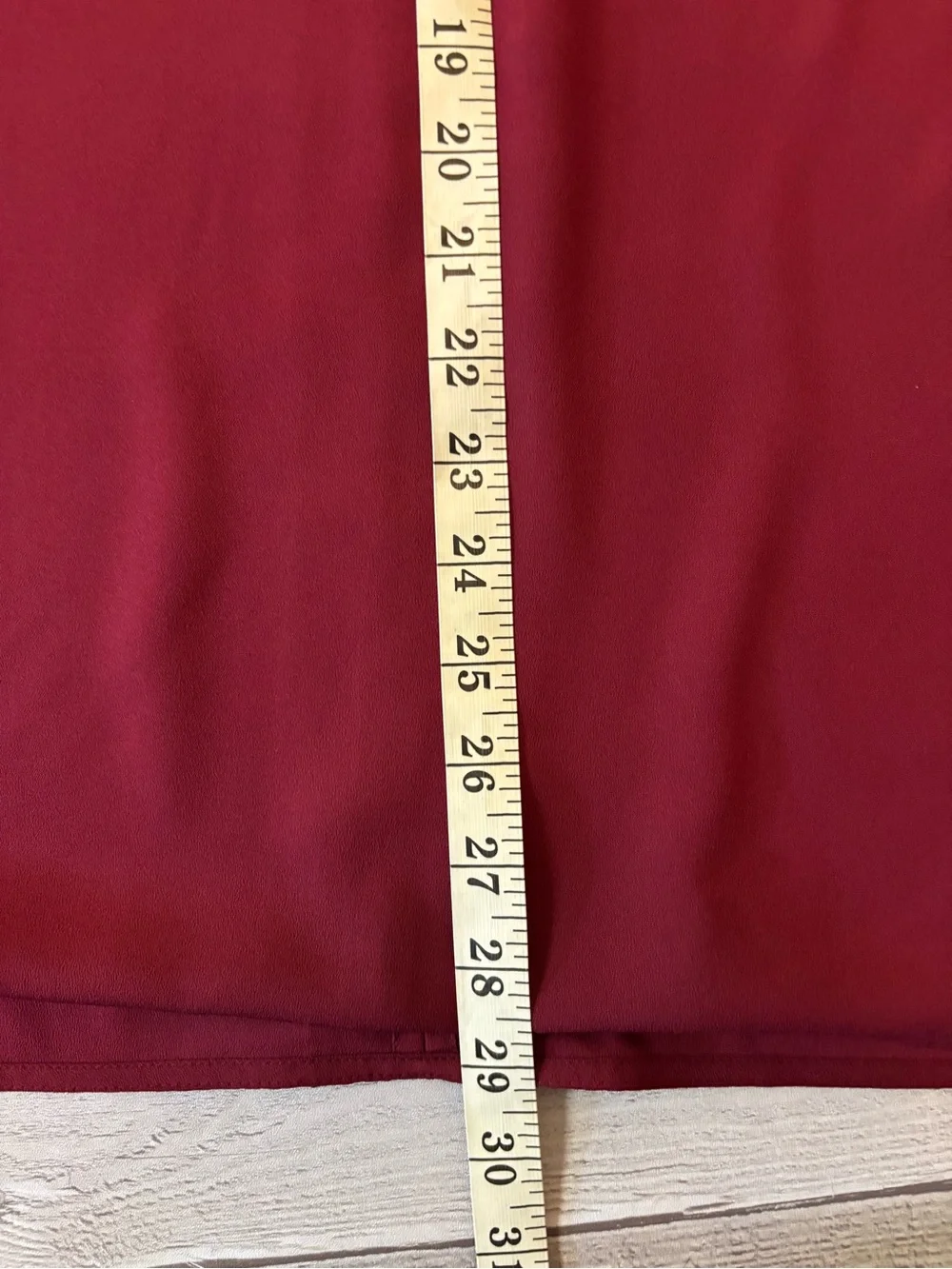 Banana Republic Women’s Burgundy Long Sleeve Tunic Blouse – Size L